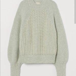 H&M wool pearl sweater